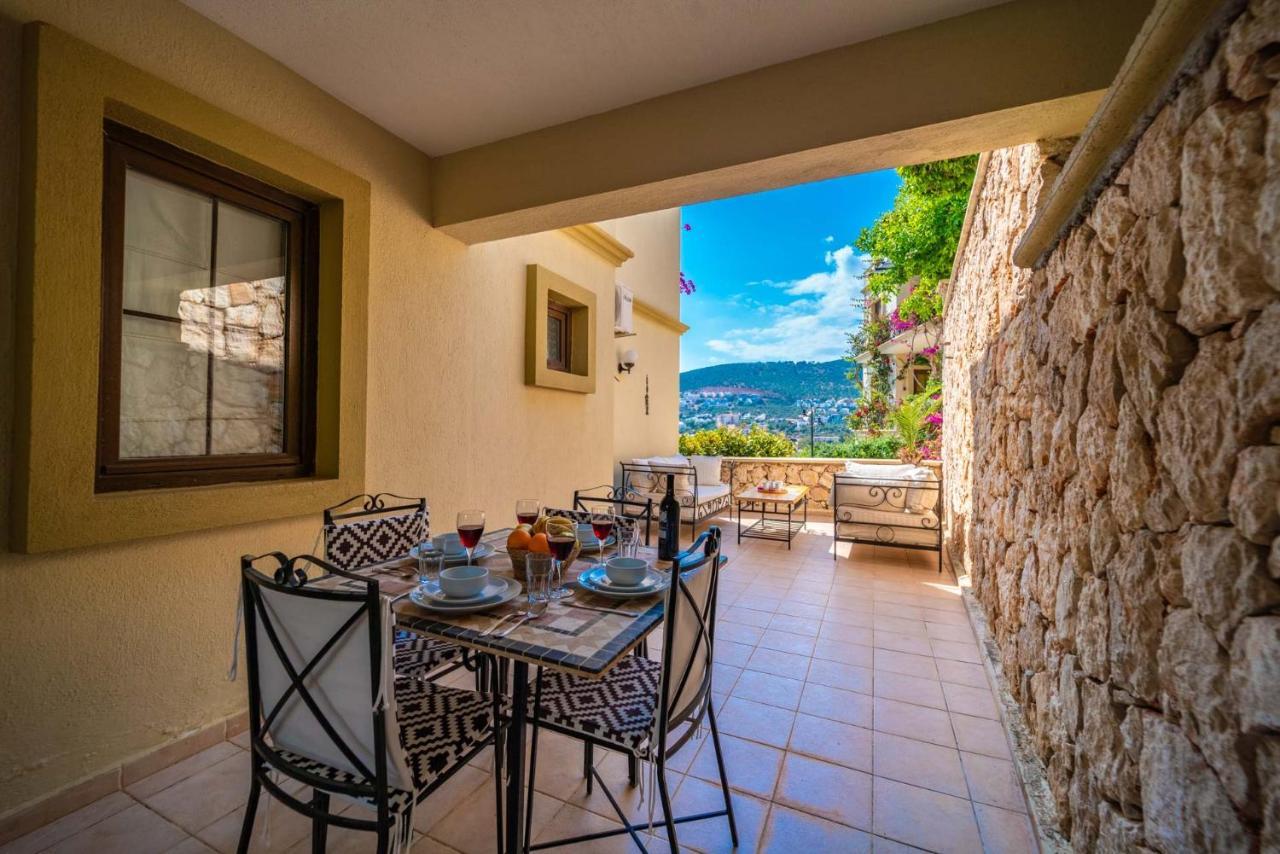 Azure Apartment With Sea View In Kalkan Kültér fotó