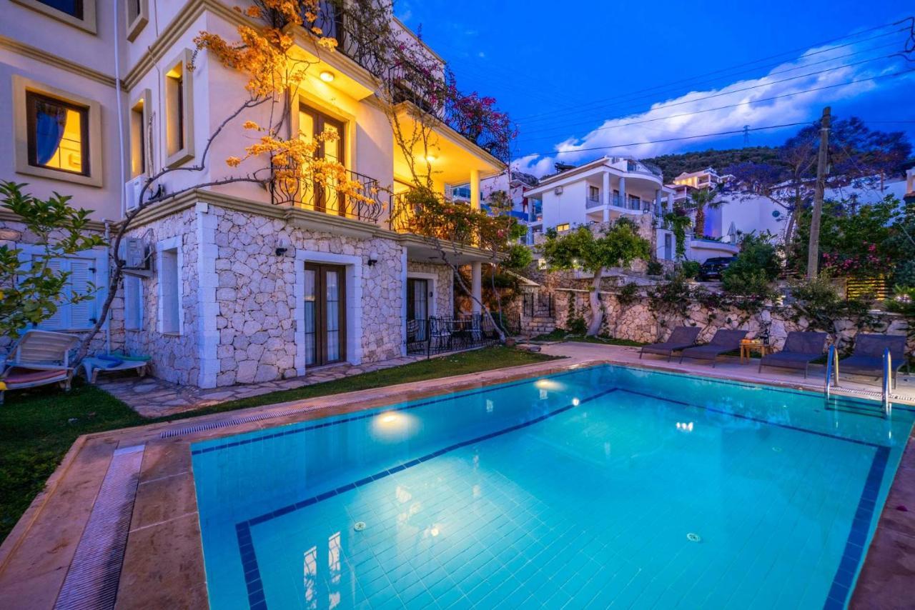 Azure Apartment With Sea View In Kalkan Kültér fotó