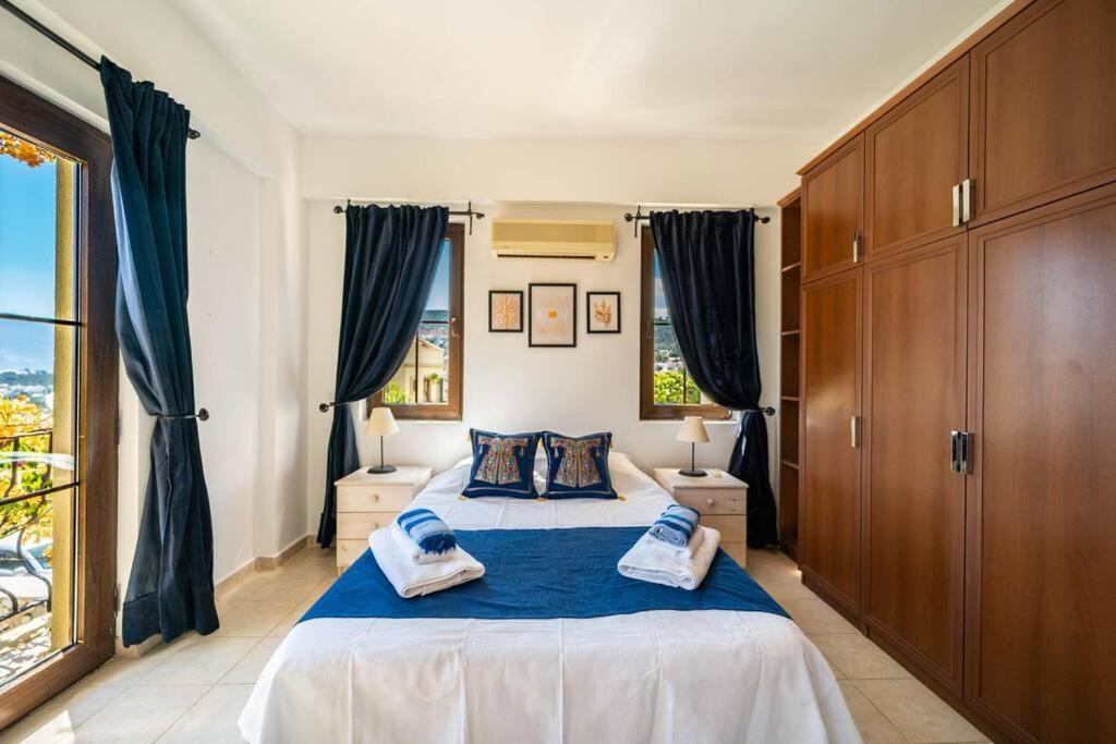 Azure Apartment With Sea View In Kalkan Kültér fotó