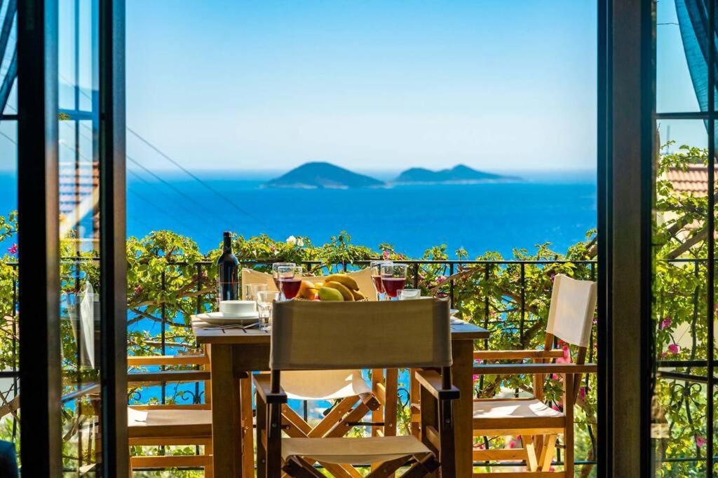 Azure Apartment With Sea View In Kalkan Kültér fotó