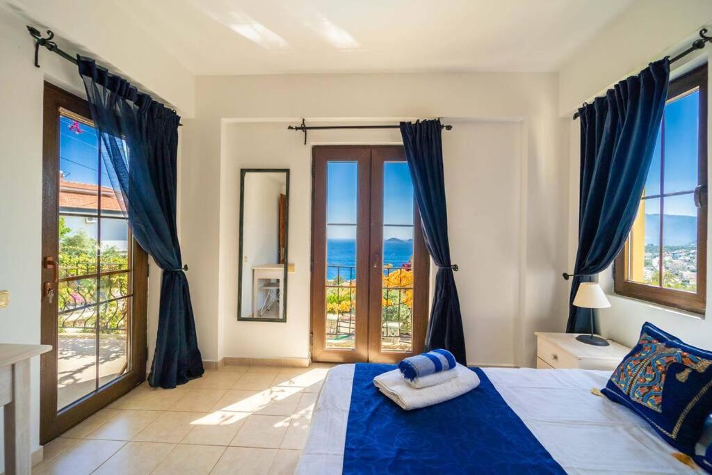 Azure Apartment With Sea View In Kalkan Kültér fotó